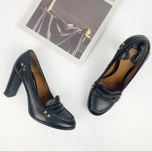 Chloe Penny Heeled Loafers